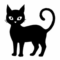 Halloween Cat Bundle Cut File, Cat Witch Svg, Clipart, Vector SVG 