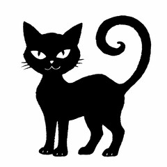 Halloween Cat Bundle Cut File, Cat Witch Svg, Clipart, Vector SVG 