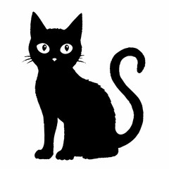 Halloween Cat Bundle Cut File, Cat Witch Svg, Clipart, Vector SVG 