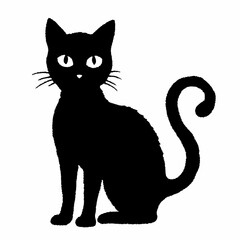 Halloween Cat Bundle Cut File, Cat Witch Svg, Clipart, Vector SVG 