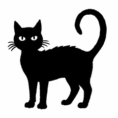 Halloween Cat Bundle Cut File, Cat Witch Svg, Clipart, Vector SVG 
