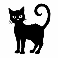 Halloween Cat Bundle Cut File, Cat Witch Svg, Clipart, Vector SVG 