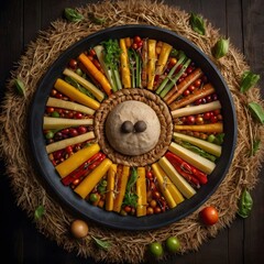 World Food Day in a Circular Design Outstanding Image
