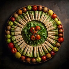 World Food Day in a Circular Design Outstanding Image
