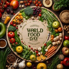 World Food Day in a Circular Design Outstanding Image
