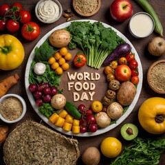 World Food Day in a Circular Design Outstanding Image
