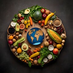 World Food Day in a Circular Design Outstanding Image
