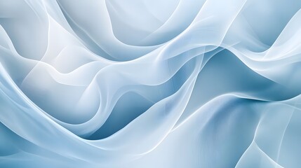 Obraz premium An abstract background with a calming palette of white grey and blue with soft gradients and organic patterns