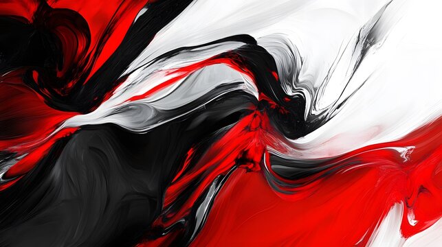 An abstract background with a dramatic combination of black white and red tones creating a bold and striking design