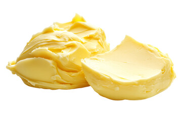 Rich and creamy butter captured on a transparent background ideal for recipes, cooking guides, and food-related projects. Transparent background PNG