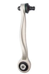 new suspension arm of a vehicle on a white background. New suspension lower control arm of a vehicle, isolated on white background