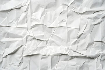 Obraz premium Wall Paper Poster Mockup Glued paper wrinkled effect isolated blank templates set