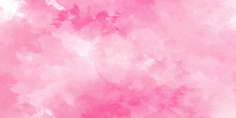 Abstract pink Wall Texture with Watercolor Brush Strokes. Soft pink pastel watercolor background.  party invitation, packaging, surface design. Grunge and textured banner with free copy space.