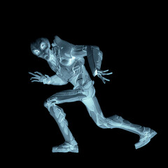 mega alien is walking