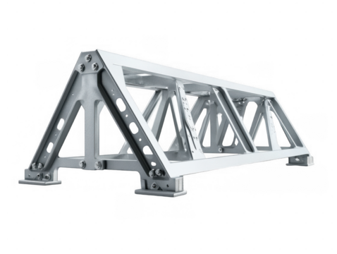 Rectangular Metal Truss Frame