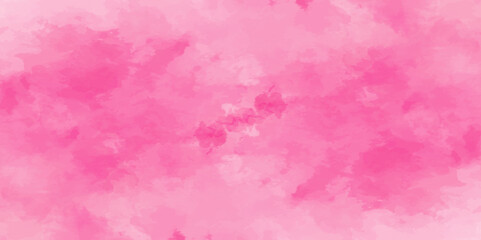 Fototapeta premium Abstract pink Wall Texture with Watercolor Brush Strokes. Soft pink pastel watercolor background. party invitation, packaging, surface design. Grunge and textured banner with free copy space.