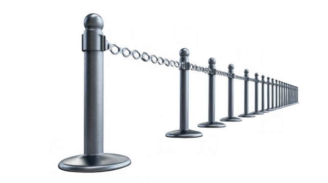 Metallic Crowd Control Barriers