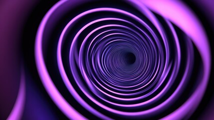 Black and purple abstract vortex spiral wallpaper with hypnotic optical illusion effects Features concentric lines and a dynamic rotating background