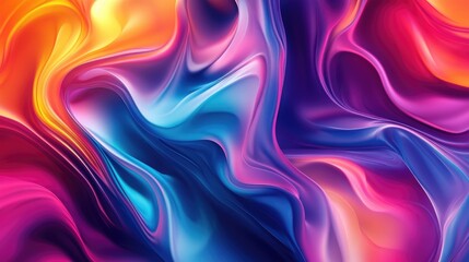 Obraz premium Abstract background design with vibrant colors and flowing shapes creating an artistic and dynamic visual experience