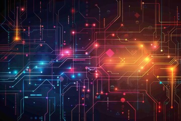 Abstract technology background