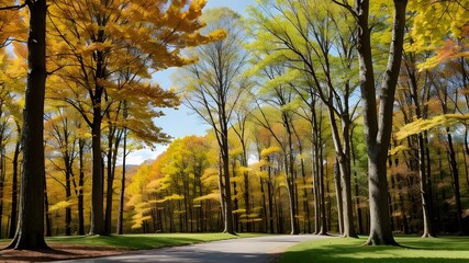 Fototapeta premium autumn in the forest