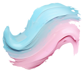 PNG Real flat pale pastel paint brushstroke white background creativity abstract.