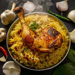 Testy Aisan Chicken biriyani 