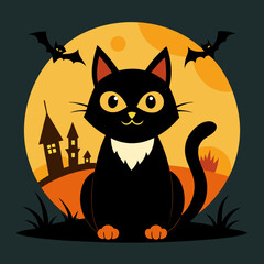 Halloween Cat Mega set of black cat with