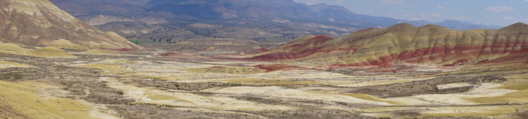 Striated red and brown paleosols in the Painted Hills
