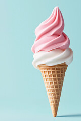 strawberry soft  ice cream