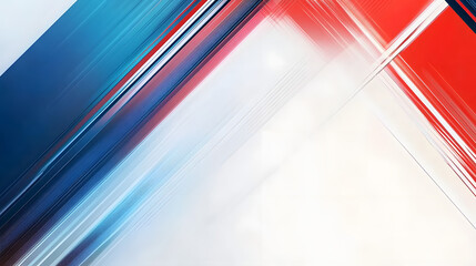 red blue white sporty background, speed motion design with spot strip and copy space, modern...