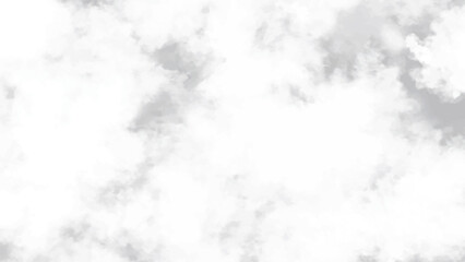 White cloud isolated on black background,Textured smoke,brush effect, 