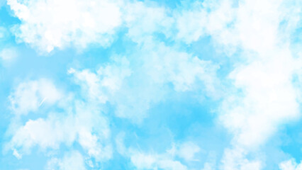 Obraz premium blue sky with white cloud. the beautiful summer sky, clouds sky, abstract blue background