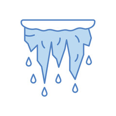 Icicle  vector icon