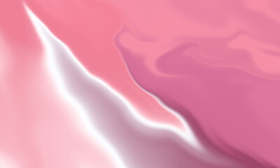 A pink and white background with a white line