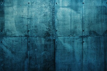 Obraz premium Dark, moody concrete wall with rich textures and subtle blue-green tones. Ideal for industrial and modern design backgrounds.