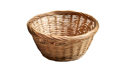 Fototapeta premium A photorealistic image of a basket isolate on transparency background png