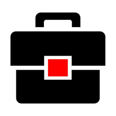 Briefcase icon. Professional and business symbol.