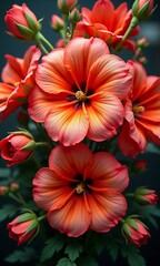 Fototapeta premium Free photo flowers blossom floral bouquet decoration colorful beautiful background garden flowers plant pattern