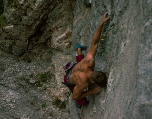 rock climbing