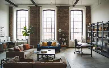 Fototapeta premium Inner house view 