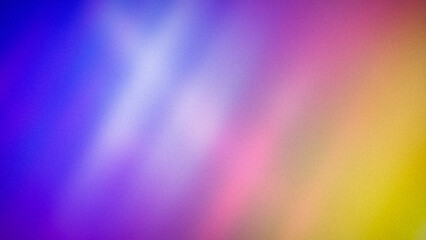 Vibrant gradient background blending blue, purple, pink, and yellow hues with a soft grainy texture. Ideal for 4K wallpapers, banners, and digital backdrops