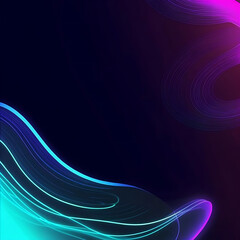 Abstract colorful background, tech background, wave background, on white background, on dark background, yellow, violet, pink, blue, green background, circles and curves background , red on dark backg