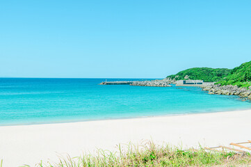 種子島の綺麗な青い海