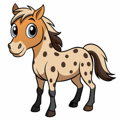 Fototapeta premium vector illustration of a horse