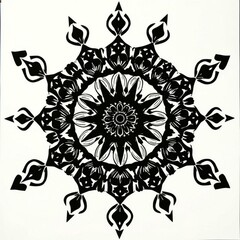 Fototapeta premium A Mandala Collection of Geometric Harmony and Unique Design