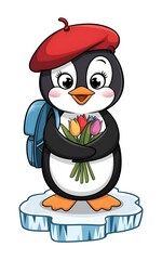 Obraz premium penguin cartoon