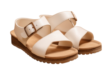PNG Footwear sandal white brown.