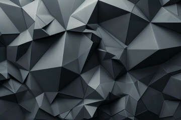 Obraz premium A black and white image of a jagged, angular pattern