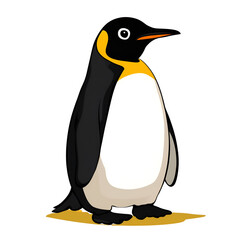 Fototapeta premium Cartoon Style Penguin Logo Illustration No Background Perfect for T Shirt Design Print on Demand